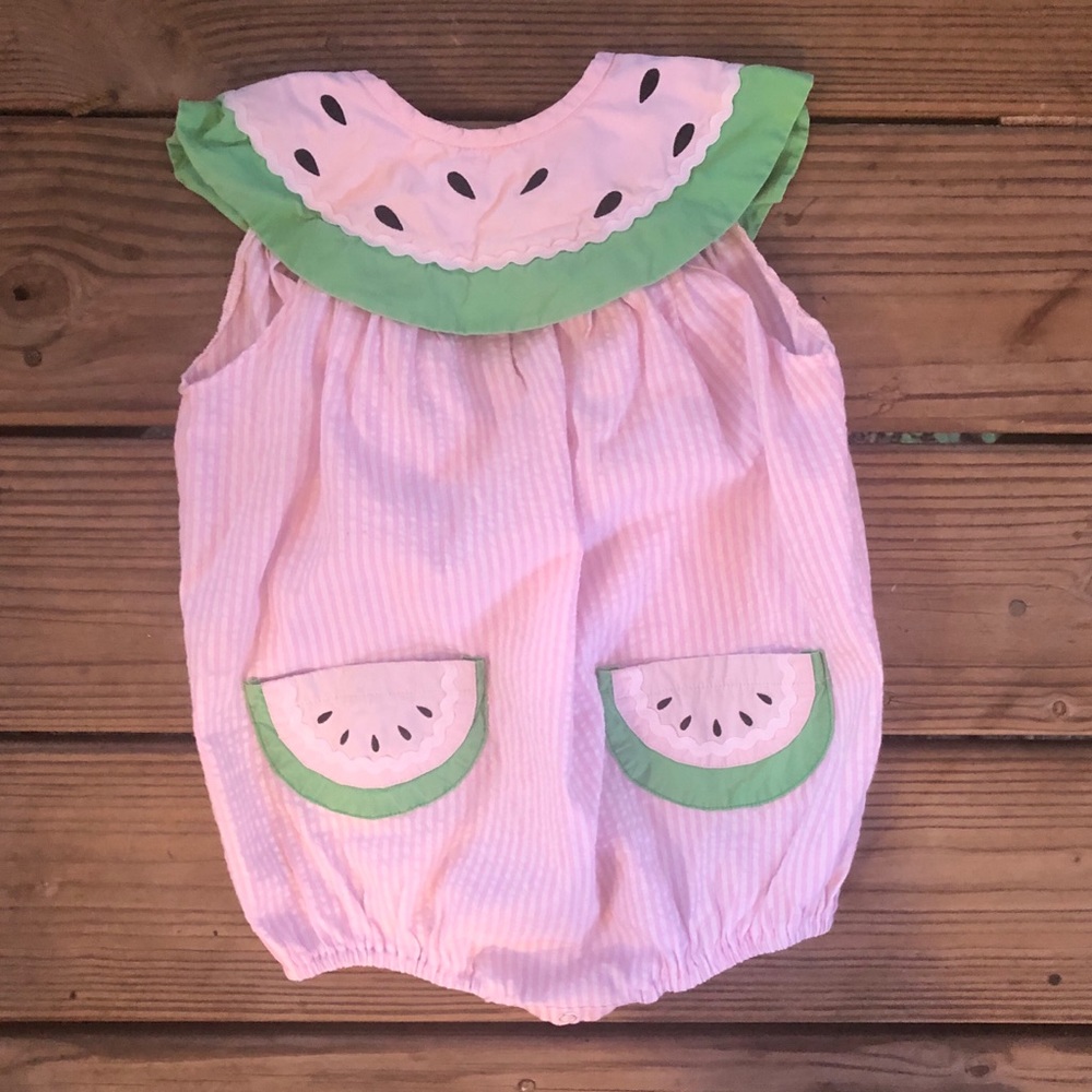 watermelon bubble onesie